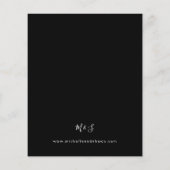 バジェットブルゴーニュ&赤面ピンク6フローラ – 黒 (裏面)