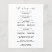 バジェットブルゴーニュ&赤面ピンク8B結婚のセレモニー (裏面)