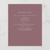 バジェットブルゴーニュBohoフローラ結婚すべて (裏面)