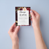 バジェットブルゴーニュMarasala DBプランの変更フライヤー チラシ (手)