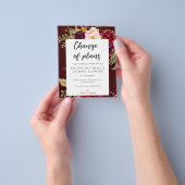 バジェットブルゴーニュMarasala DB2計画の変更フライヤー チラシ (手)