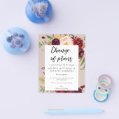 バジェットブルゴーニュMarasala TP計画フライヤーの変更 チラシ (シングル)