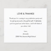 バジェットブルーとホワイトグラードサンキューノート (裏面)