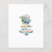 バジェットブルーアジサイブライダルシャワーティーパーティー (裏面)