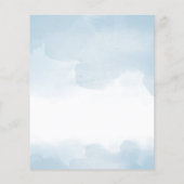 バジェットブルーウォーターカラー金ゴールドジオメト結婚リ (裏面)