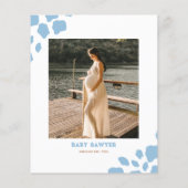 バジェットブルーカウボーイベビーシャワー招待状 チラシ (裏面)