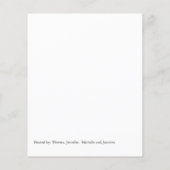 バジェットブルーガーデンブリデスメイドランチョー結婚ズ (裏面)