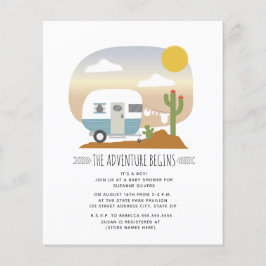 バジェットブルーキャンパーデザートベビーブシャワー