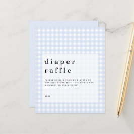 バジェットブルーギンガムおむつラッフルエンクロージャ