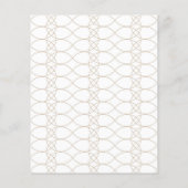 バジェットブルークラシックレトロ結婚式招待状 チラシ (裏面)