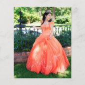 バジェットブルーグリッター写真キンセアニェラありがとう (裏面)