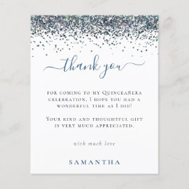 バジェットブルーグリッター写真キンセアニェラありがとう