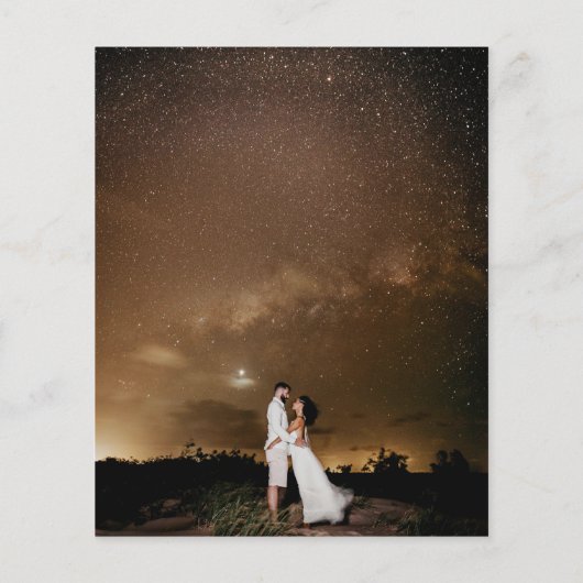 バジェットブルーシチュアル金ゴールドムーンスター結婚ズ写真 (裏面)