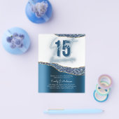 バジェットブルーシルバーフォイルグリッターキンセアニェラ15th チラシ (シングル)