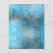 バジェットブルーシーサマー結婚ズフラットメニューカード (裏面)