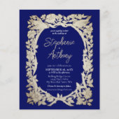 バジェットブルータン縁どヴィンテージフローラバ結婚ードズ (正面)