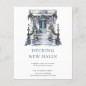 バジェットブルードアデッキニューホールズホリデーカード (正面)