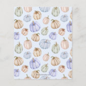 バジェットブルーパンプキンズボーイ誕生日招待状 (裏面)