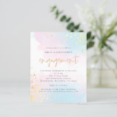 バジェットブルーピンクウォーターカラースクリプト婚約 (スタンド正面)