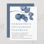 バジェットブルーフォージズリタイアメントパーティー招待状 (正面/裏面)