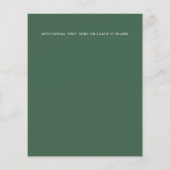 バジェットブルーフローラアーチサマー春の結婚式 (裏面)