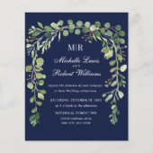 バジェットブルーフローラアーチサマー春の結婚式 (正面)