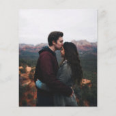 バジェットブルーフローラチノイスリーシック結婚写真 (裏面)