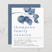 バジェットブルーブロージファミリー懇親会パーティー招待状 (正面/裏面)