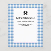 バジェットブループライド父の日BBQパーティー招待状 (裏面)