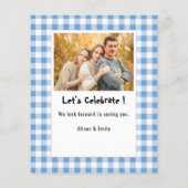 バジェットブループライド父の日BBQパーティー招待状 (裏面)