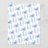 バジェットブルーボウ彼女は結び目ブライダルシャワー (裏面)