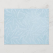 バジェットブルーボタニカル5フォトコラージホリデーカード (裏面)