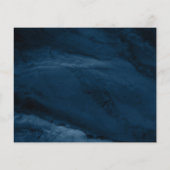 バジェットブルーマーブルお祝いオブライフ招待状 (裏面)