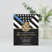 バジェットブルーライン警察退職招待状 (スタンド正面)