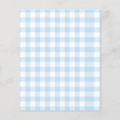 バジェットブルーワンラッキーダックボーイ1st誕生日招待状 チラシ (裏面)