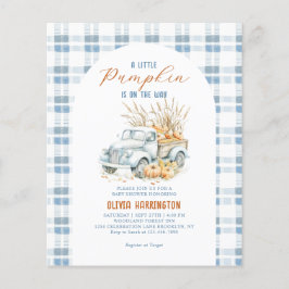 バジェットブルー小さなかぼちゃのトラックボーイ赤ちゃんシャワー