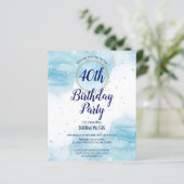 バジェットブルー抽象芸術水カラスプラッシュグリッター (スタンド正面)