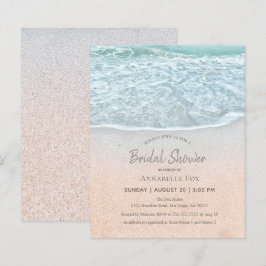 バジェットブルー海&サンディビーチブライダルシャワー