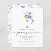 バジェットブルー花びらパール&プロセッコブライダルシャワー (正面/裏面)