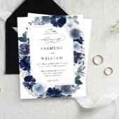 バジェットブルー&ネイビー結婚フローラ