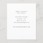 バジェットブルー&ベージュボホフローラブライダルシャワー (裏面)