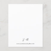 バジェットブルー&ベージュボホフローラ結婚リース (裏面)