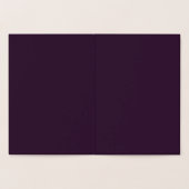 バジェットプラムパープルモノクロテンプレート 箔カード (内部)