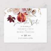 バジェットプラム結婚シナモン秋花模様 (正面)