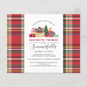 バジェットプレイドクリスマスツお気に入りのィーズ招待状 (正面)