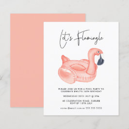 バジェットプールパーティーレッズフラミングル誕生日