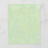 バジェットベアーニュートラルベビーシャワー招待状 (裏面)