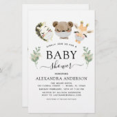 バジェットベイビーシャワーウッドランドユーカリプトゥスグリーン (正面/裏面)