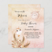 バジェットベイビーシャワームーンパンパスキリン招待 (正面/裏面)