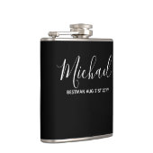 バジェットベストマングローマンギフトクラシックズブラック フラスク (右)